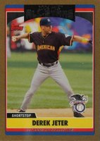 2006 Topps Updates & Highlights #UH219 Derek Jeter Gold Baseball Card