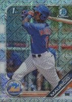 2019 Bowman Mega Box Chrome #107 Ronny Mauricio With Helmet Baseball Card