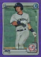 2020 Bowman Chrome Prospects #BCP139 Anthony Volpe Purple Refractor Baseball Card