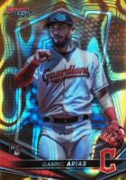 2022 Bowman's Best #47 Gabriel Arias Gold Lava Refractor Baseball Card