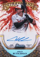 2024 Bowman Sterling Sterling Extravaganza Autographs #SEAAR Adley Rutschman Baseball Card