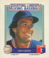 1988 Starting Line Up Talking Baseball # Gary Carter Baseball Card