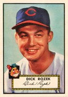 1952 Topps #363 Dick Rozek Baseball Card