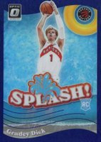 2023 Panini Donruss Optic Splash #9 Gradey Dick Purple Basketball Card