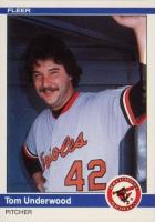 1984 Fleer Update #U-121 Tom Underwood Baseball Card