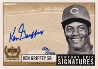 1999 Upper Deck Century Legends Epic Signatures #SR Ken Griffey Century Collection Baseball Card