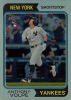 2023 Topps Heritage #599 Anthony Volpe Chrome-Refractor Baseball Card