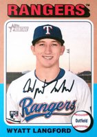 2024 Topps Heritage #581 Wyatt Langford Baseball Card