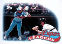 1989 Topps #81 Expos Leaders Baseball Card