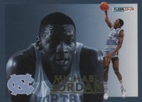 2013 Fleer Retro Fleer Final Four Stars #24 Michael Jordan Basketball Card
