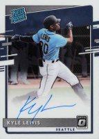 2020 Panini Donruss Optic Rated Rookies Signatures #RRSKL Kyle Lewis Baseball Card