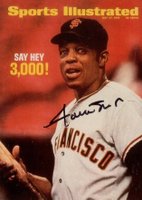 1997 Sports Illustrated Autographed Mini-Covers # Willie Mays Baseball Card