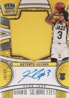 2023 Panini Crown Royale #107 Keyonte George Autograph Memorabilia Basketball Card