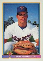 1991 Bowman #272 Ivan Rodriguez Baseball Card