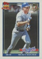 1991 Topps Desert Shield #152 Mickey Hatcher Baseball Card