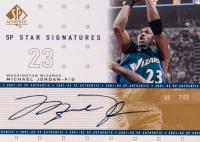 2001 SP Authentic SP Star Signatures #MJ-S Michael Jordan Basketball Card