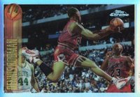 1996 Topps Chrome #176 Dennis Rodman Refractor Basketball Card
