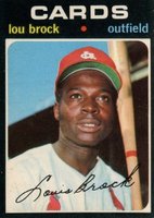 1971 O-Pee-Chee #625 Lou Brock Baseball Card