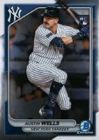 2024 Bowman Chrome #15 Austin Wells Baseball Card