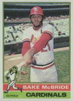 1976 Topps #135 Bake McBride Baseball Card