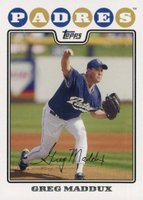 2008 Topps #625 Greg Maddux Baseball Card