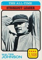 1973 Topps #478 All Time Strikeout Leader Baseball Card