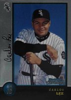1998 Bowman Chrome #428 Carlos Lee Baseball Card