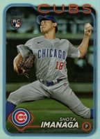 2024 Topps #442 Shota Imanaga Rainbow Foil Baseball Card