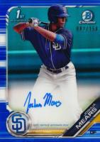 2019 Bowman Draft Chrome Draft Picks Autograph #CDAJM Joshua Mears Blue Refractor Baseball Card