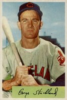 1954 Bowman #36 George Strickland Baseball Card