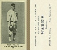 1916 Wares #59 Max Flack Baseball Card