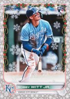2022 Topps Holiday #HW150 Bobby Witt Jr. Metallic Baseball Card