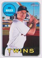 2018 Topps Heritage  #158 Joe Mauer Baseball Card