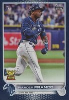 2022 Topps #215 Wander Franco Royal Blue Baseball Card