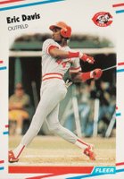 1988 Fleer #231 Eric Davis Baseball Card