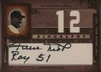 2005 Donruss Biography Mays Home Run #12 Willie Mays Autograph Baseball Card