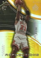 2003 Upper Deck Triple Dimensions Reflections  #5 Michael Jordan Gold Basketball Card