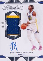 2021 Panini Flawless Signature Prime Materials #SPMJKM Jonathan Kuminga Basketball Card