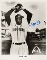 1999 Hall of Fame Autographs # Satchel Paige Photograph Baseball Card