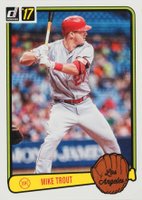 2017 Panini Donruss Retro Variations 1983 #RV-15 Mike Trout Baseball Card