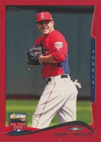 2014 Topps Update #US54 Mike Trout Red Target Border Baseball Card