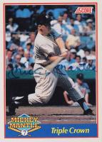 1991 Score Mickey Mantle #2 Triple Crown Baseball Card