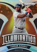 2020 Panini Prizm Illumination #I6 Yordan Alvarez Silver Prizm Baseball Card