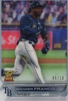 2022 Topps #215 Wander Franco Clear Baseball Card