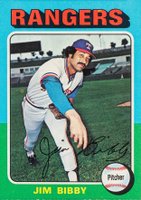 1975 Topps Mini #155 Jim Bibby Baseball Card
