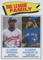 2020 Topps Throwback Thursday #121 Vladimir Guerrero/Vladimir Guerrero Jr. Baseball Card