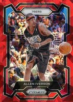 2023 Panini Prizm #184 Allen Iverson Red Ice Basketball Card