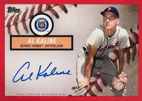 2019 Topps Brooklyn Collection Autographs #AK Al Kaline Red Baseball Card