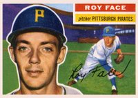 1956 Topps #13g Roy Face Gray back Baseball Card