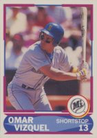 1990 Score Young Superstars Series 1 #28 Omar Vizquel Baseball Card